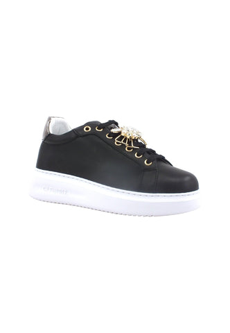 CAFENOIR Sneaker Donna Granchio Nero DE1005 - Sandrini Calzature e Abbigliamento