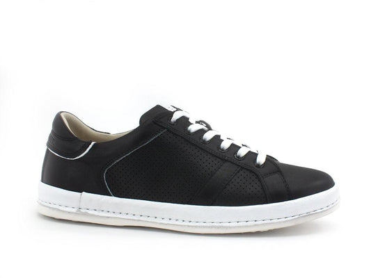 CAFENOIR Sneaker Lacci Uomo Nabuk Traforata Nero PT1050 - Sandrini Calzature e Abbigliamento