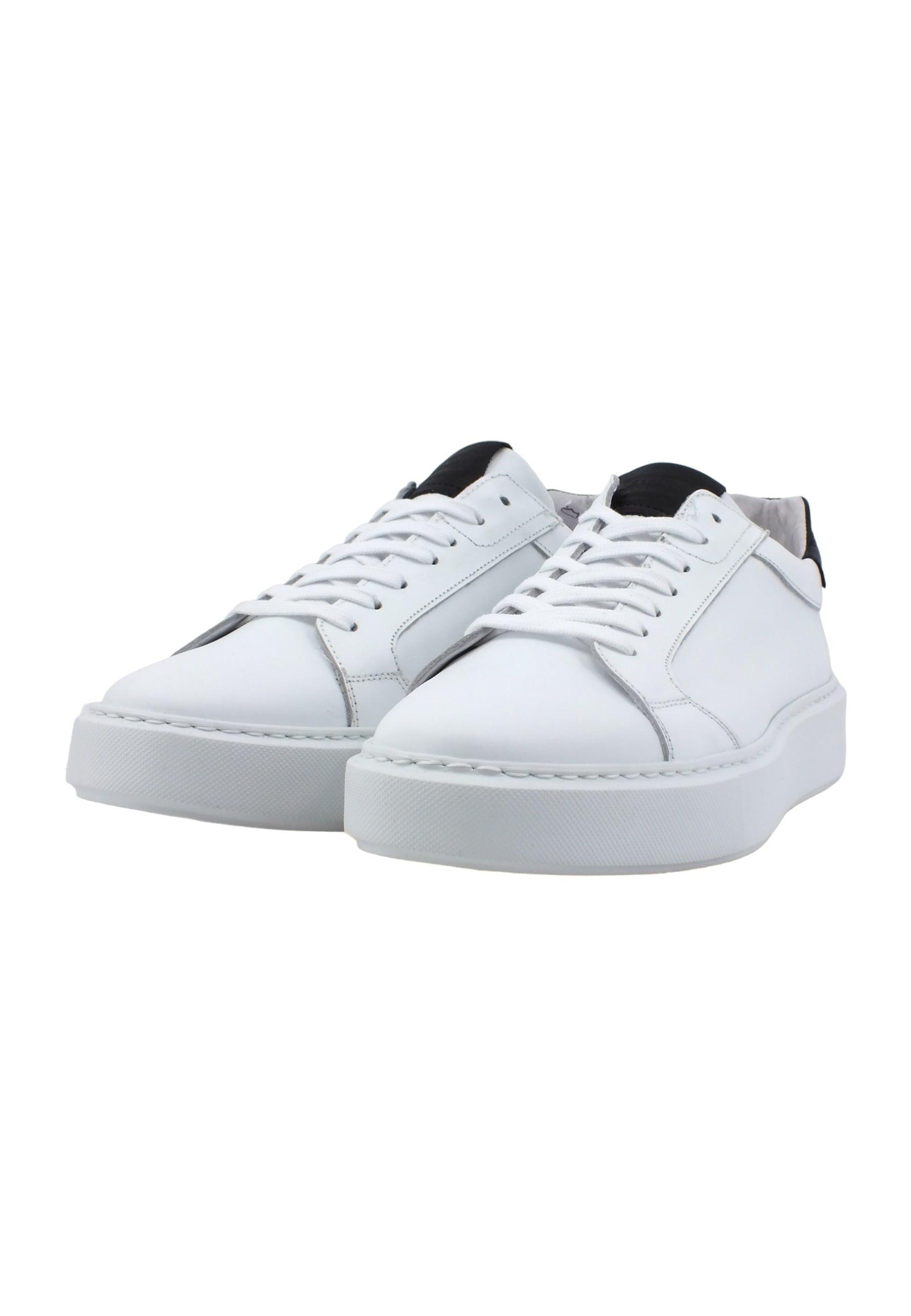 CAFENOIR Sneaker Pelle Uomo Bianco PZ1000 - Sandrini Calzature e Abbigliamento