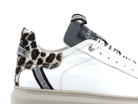 CAFENOIR Sneaker Platform Leopard Bianco DE1211 - Sandrini Calzature e Abbigliamento