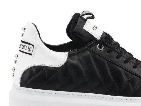 CAFENOIR Sneaker Platform Trapuntata Nero DE1480 - Sandrini Calzature e Abbigliamento