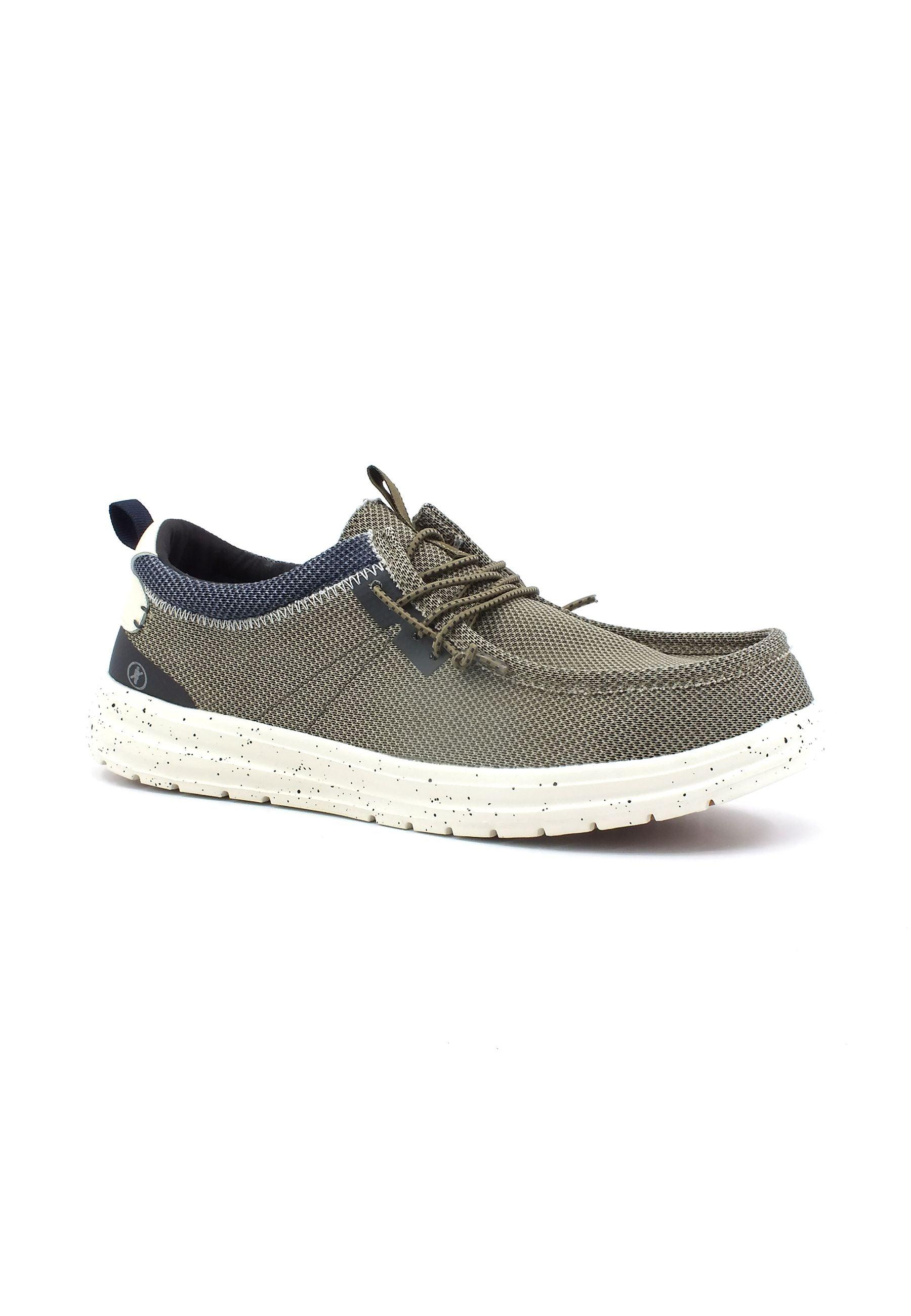 CAFENOIR Sneaker Vela Uomo Verde Taupe TM9004 - Sandrini Calzature e Abbigliamento