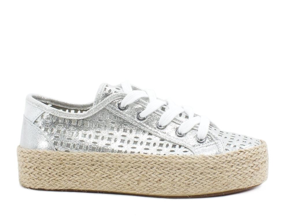 CAFENOIR Sneakers Corda Argento GDG937 - Sandrini Calzature e Abbigliamento