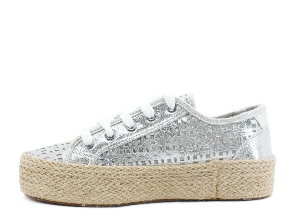 CAFENOIR Sneakers Corda Argento GDG937 - Sandrini Calzature e Abbigliamento