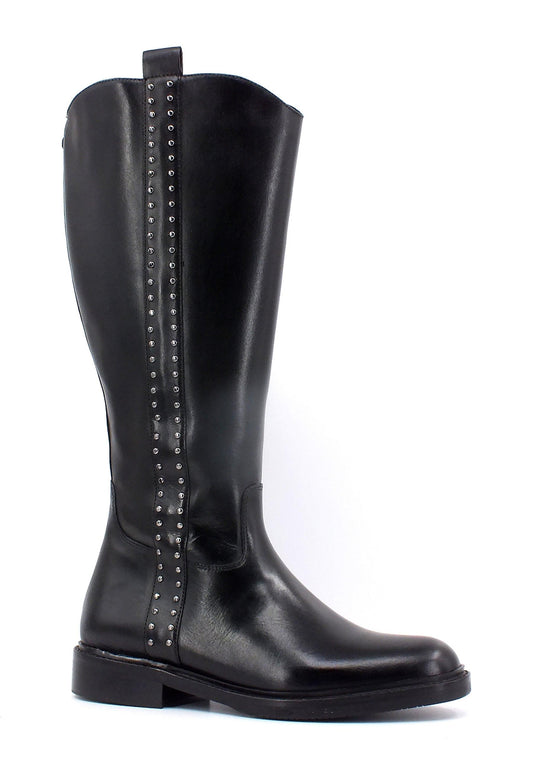 CAFENOIR Stivale Borchie Donna Nero HC1004 - Sandrini Calzature e Abbigliamento