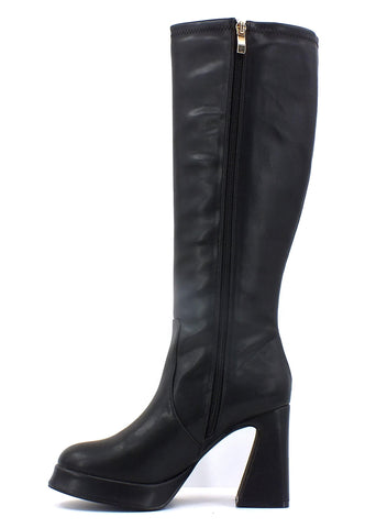 CAFENOIR Stivale Tacco Donna Nero NC9109 - Sandrini Calzature e Abbigliamento