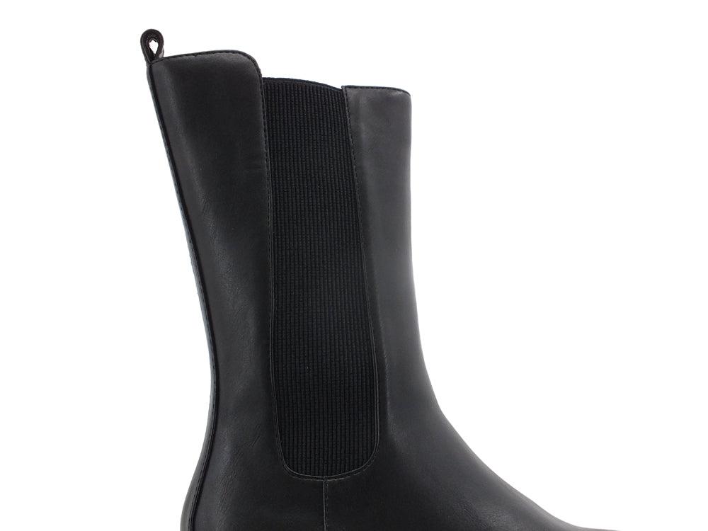 CAFENOIR Stivale Zeppa Elastici Nero FL9040 - Sandrini Calzature e Abbigliamento