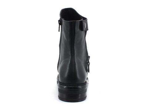 CAFENOIR Stivaletto Biker Zip Nero FE1210 - Sandrini Calzature e Abbigliamento