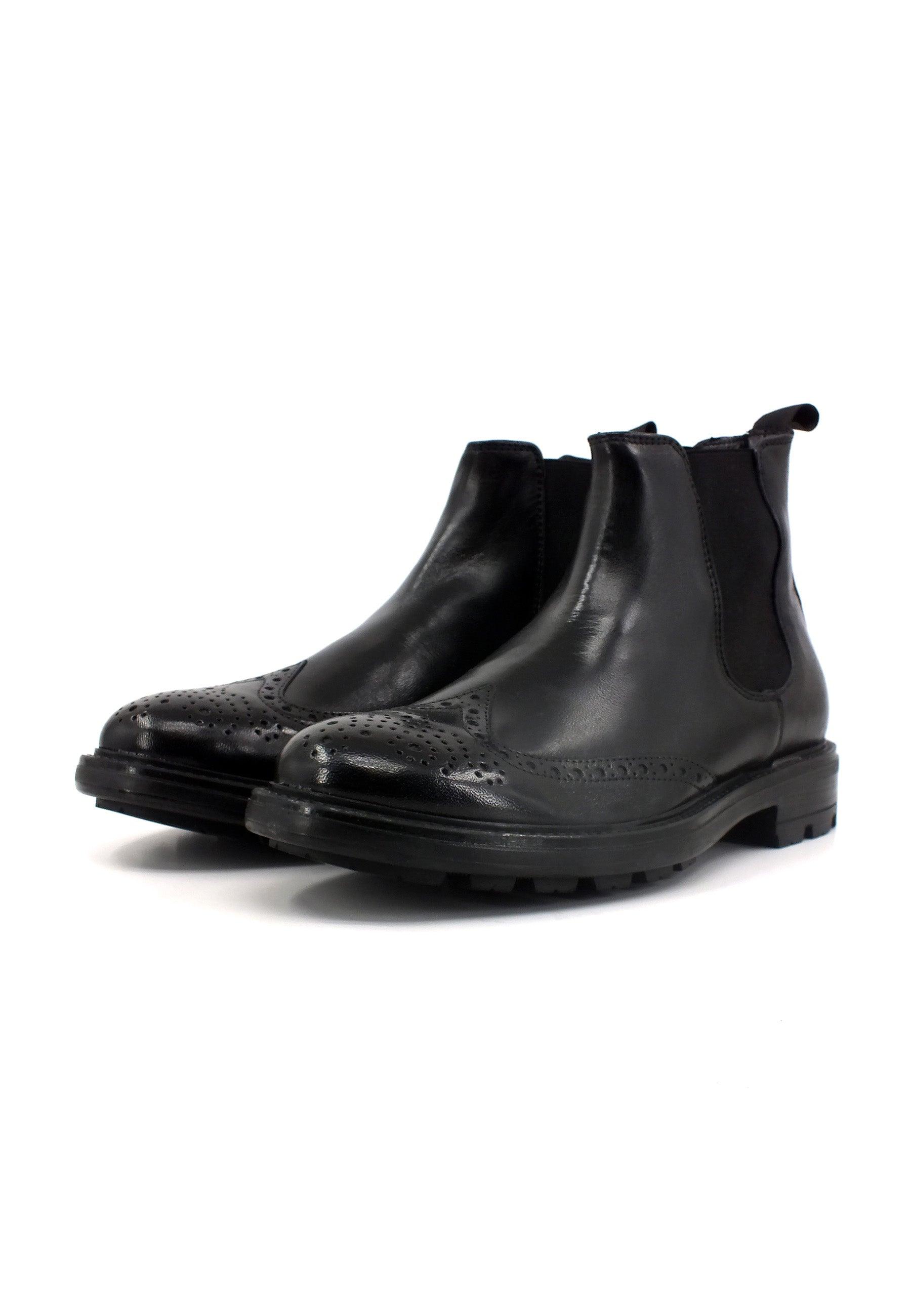 CAFENOIR Stivaletto Polacco Uomo Nero RF2001 - Sandrini Calzature e Abbigliamento