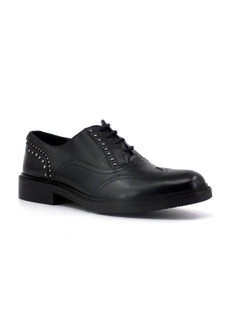 CAFENOIR Stringata Francesina Donna Nero EB1002 - Sandrini Calzature e Abbigliamento