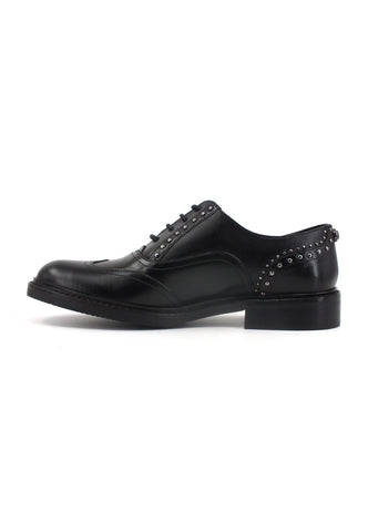 CAFENOIR Stringata Francesina Donna Nero EB1002 - Sandrini Calzature e Abbigliamento