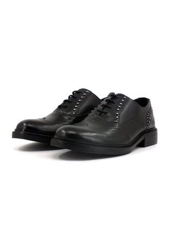 CAFENOIR Stringata Francesina Donna Nero EB1002 - Sandrini Calzature e Abbigliamento