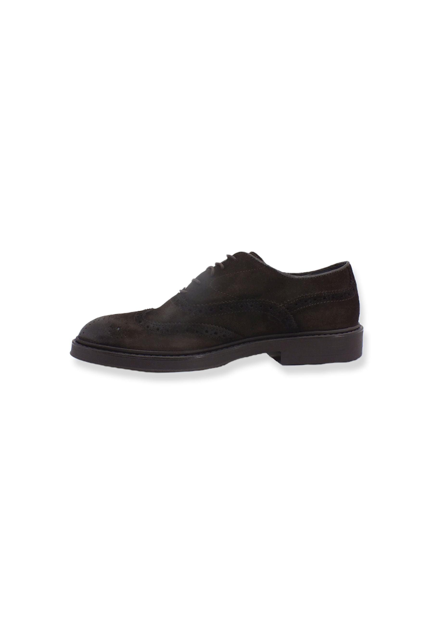 CAFENOIR Stringata Suede Uomo Moro RF6130 - Sandrini Calzature e Abbigliamento