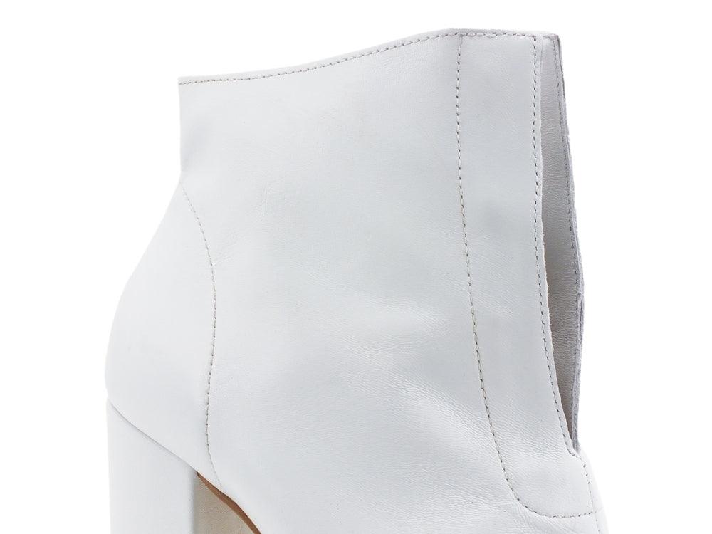 CAFENOIR Tronchetto Tacco Open Toe Off White ED2010 - Sandrini Calzature e Abbigliamento