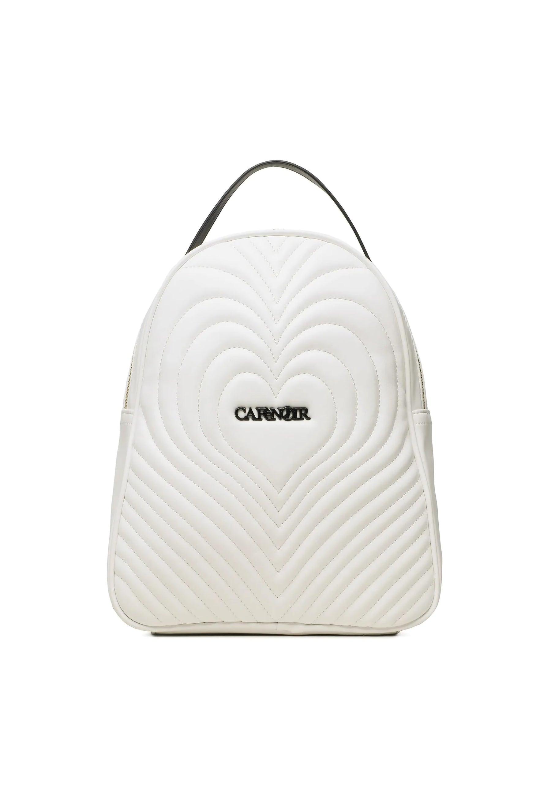 CAFENOIR Zaino Cuore Bianco IA0402 - Sandrini Calzature e Abbigliamento