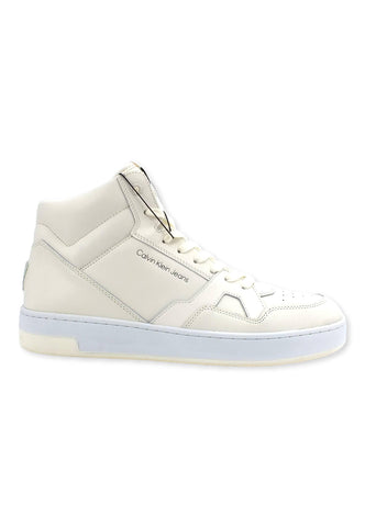CALVIN KLEIN Basket Cups Sneaker Uomo Off White YM0YM00498 - Sandrini Calzature e Abbigliamento