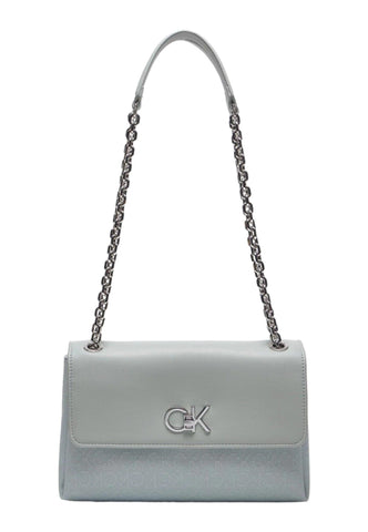 CALVIN KLEIN Borsa Shoulder Donna Pigeon Jacquard K60K611755 - Sandrini Calzature e Abbigliamento