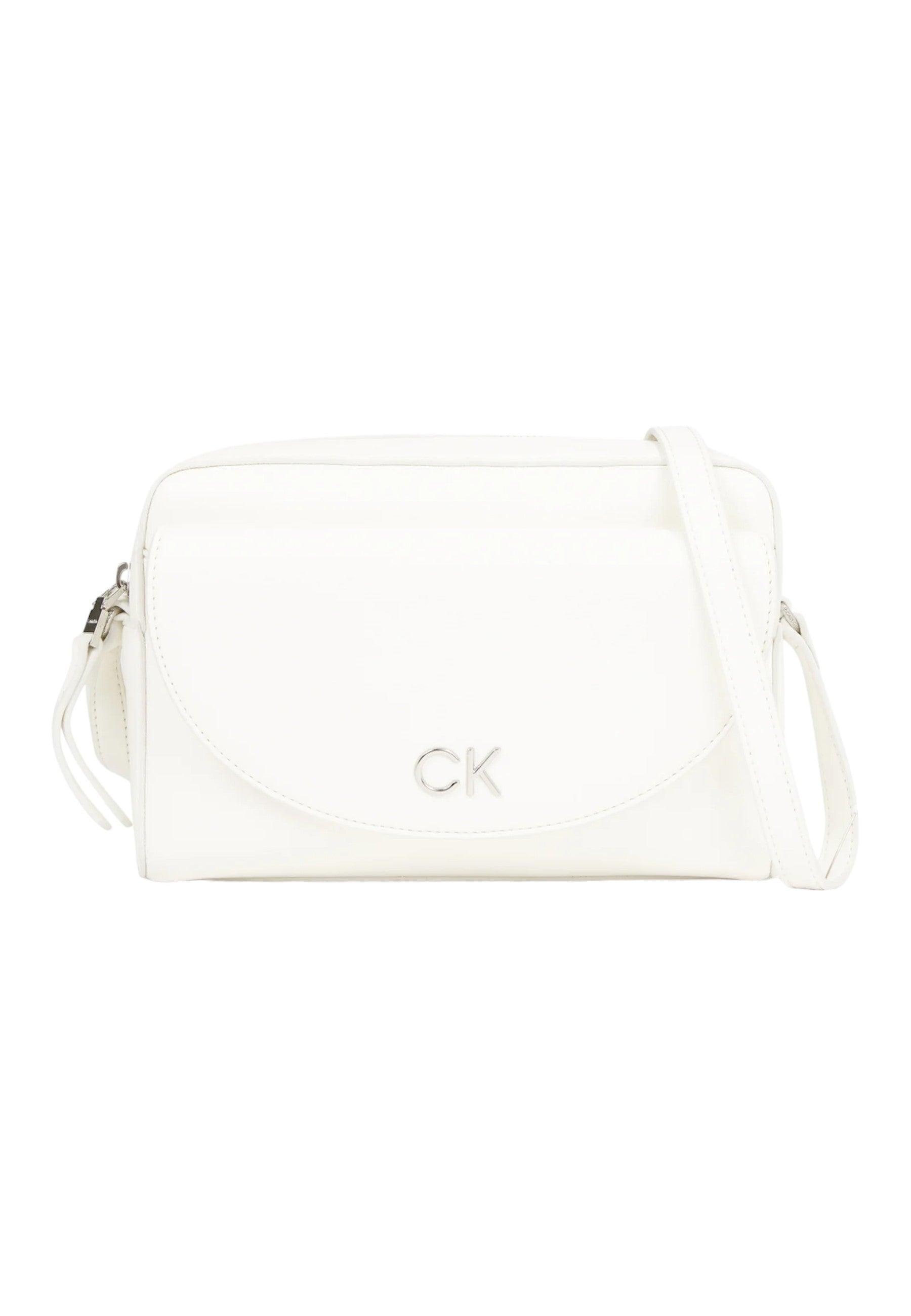 CALVIN KLEIN Borsa Tracolla Donna Bright White K60K611914 - Sandrini Calzature e Abbigliamento