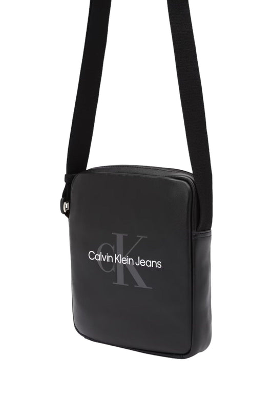 CALVIN KLEIN Borsa Tracolla Uomo Monogram Black K50K512448 - Sandrini Calzature e Abbigliamento
