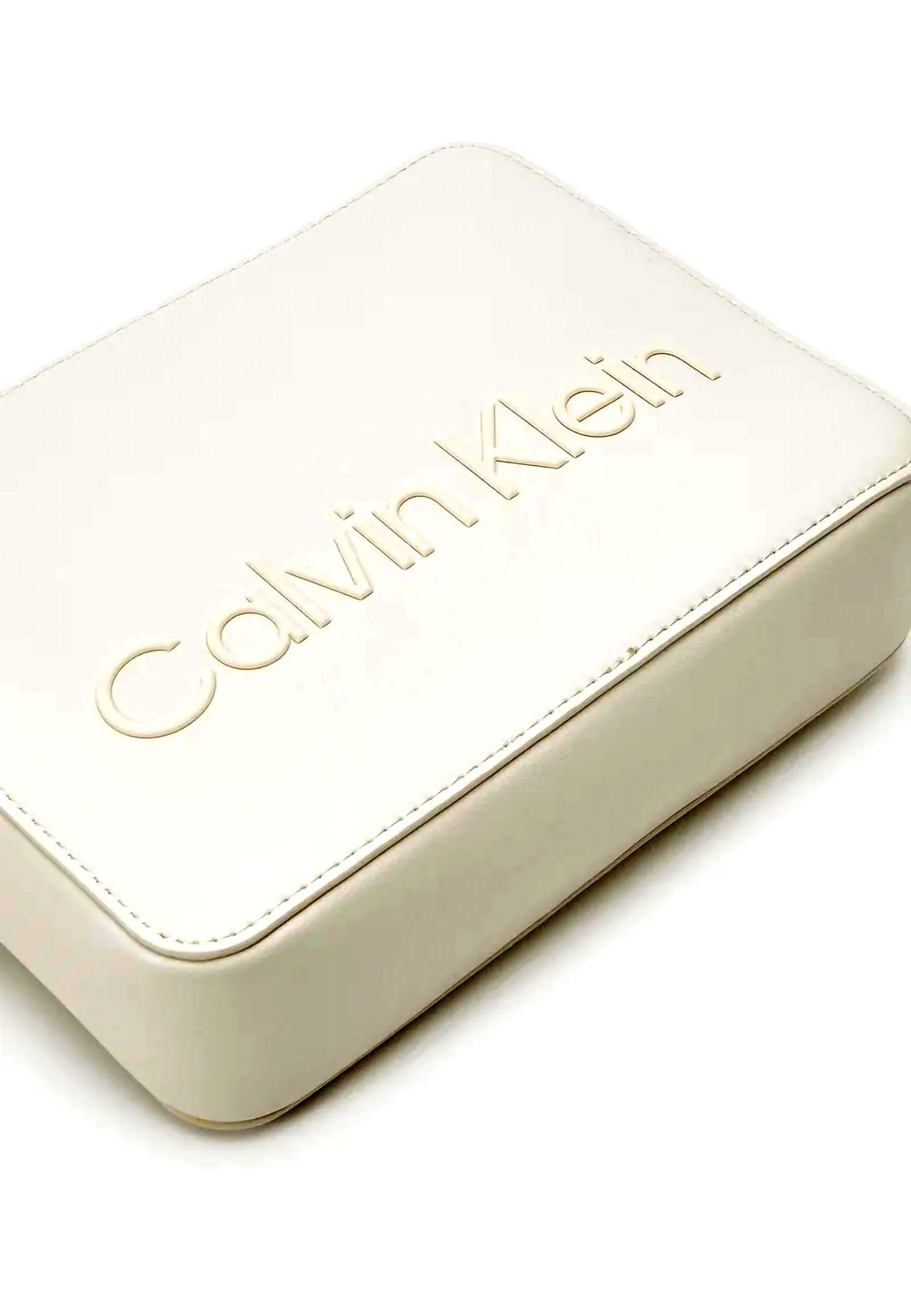 CALVIN KLEIN Camera Bag Tracolla Dark Ecru K60K610180 - Sandrini Calzature e Abbigliamento