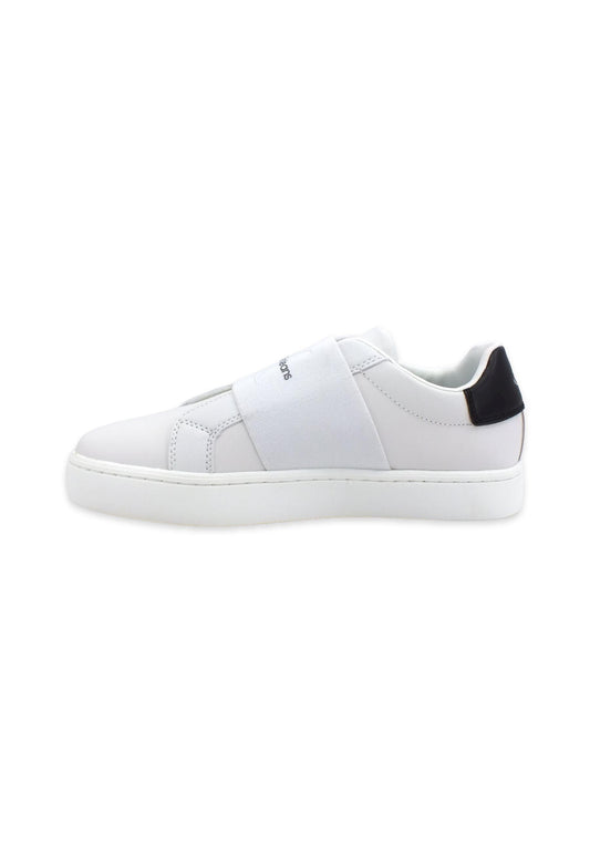 CALVIN KLEIN Casual Cupsole Sneaker Slip On Donna Triple White YW0YW01021 - Sandrini Calzature e Abbigliamento