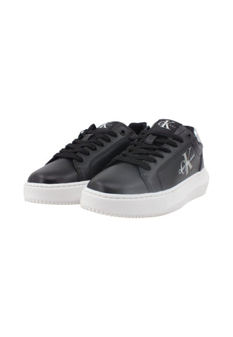 CALVIN KLEIN Chunky Cupsole Sneaker Donna Black Silver YW0YW01224 - Sandrini Calzature e Abbigliamento