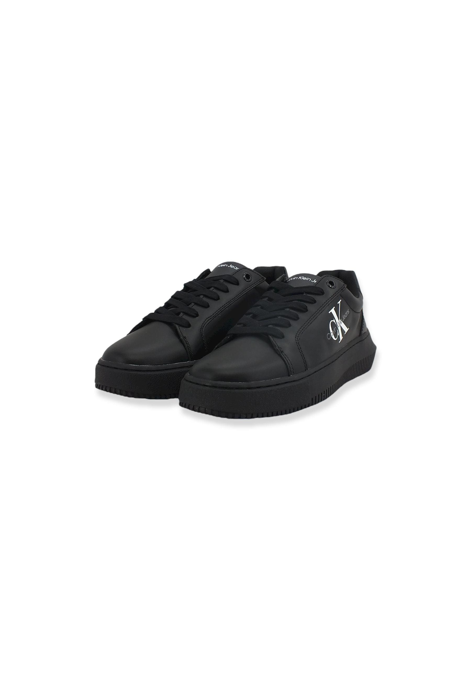 CALVIN KLEIN Chunky Cupsole Sneaker Donna Triple Black YW0YW00823 - Sandrini Calzature e Abbigliamento