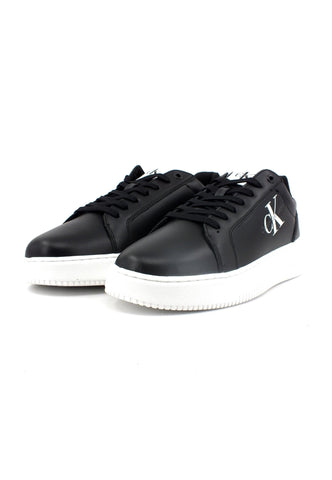 CALVIN KLEIN Chunky Cupsole Sneaker Uomo Black White YM0YM00681 - Sandrini Calzature e Abbigliamento