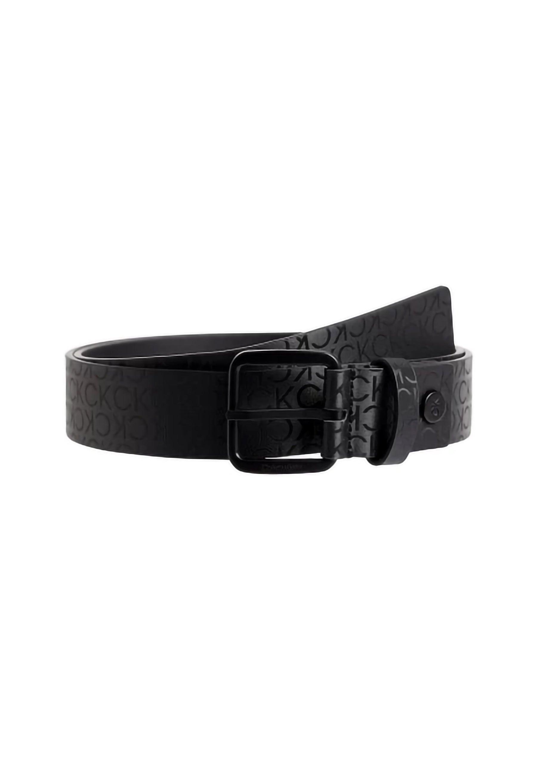 CALVIN KLEIN Cintura Uomo Monogram Black Tonal K50K509959 - Sandrini Calzature e Abbigliamento
