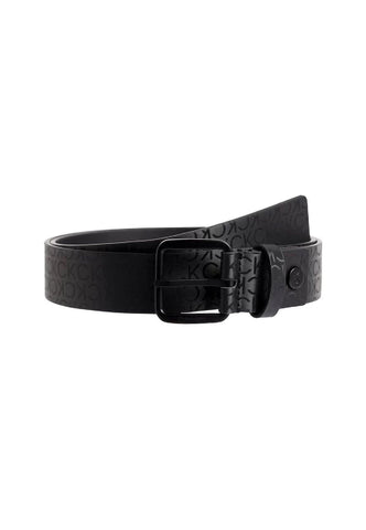 CALVIN KLEIN Cintura Uomo Monogram Black Tonal K50K509959 - Sandrini Calzature e Abbigliamento