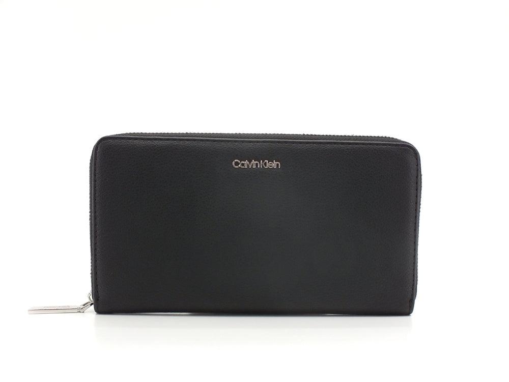 CALVIN KLEIN CK Must Z/A Wallet Portafoglio Black K60K608164 - Sandrini Calzature e Abbigliamento