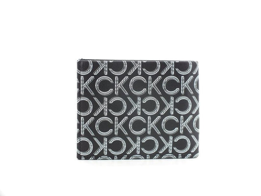 CALVIN KLEIN CK Neon Bifold 5cc Portafoglio Black White K50K508021 - Sandrini Calzature e Abbigliamento
