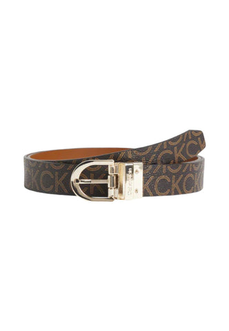 CALVIN KLEIN Ck Rev Cintura Donna Cognac Brown K60K609981 - Sandrini Calzature e Abbigliamento