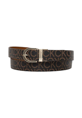 CALVIN KLEIN Ck Rev Cintura Donna Cognac Brown K60K609981 - Sandrini Calzature e Abbigliamento