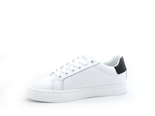 CALVIN KLEIN Classic Cupsole 1 Sneaker Logo White Black YW0YW00497 - Sandrini Calzature e Abbigliamento