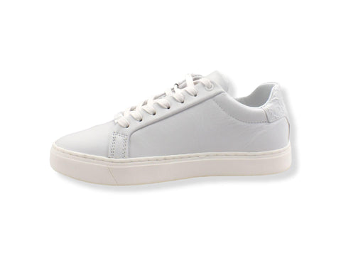 CALVIN KLEIN Gend Neut Lace Up Logo Sneaker Donna White HW0HW00768 - Sandrini Calzature e Abbigliamento