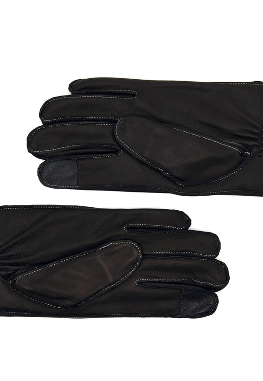 CALVIN KLEIN Guanti Stitched Pelle Uomo Black K50K509540 - Sandrini Calzature e Abbigliamento