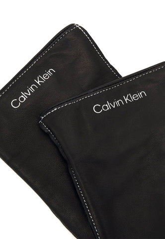 CALVIN KLEIN Guanti Stitched Pelle Uomo Black K50K509540 - Sandrini Calzature e Abbigliamento