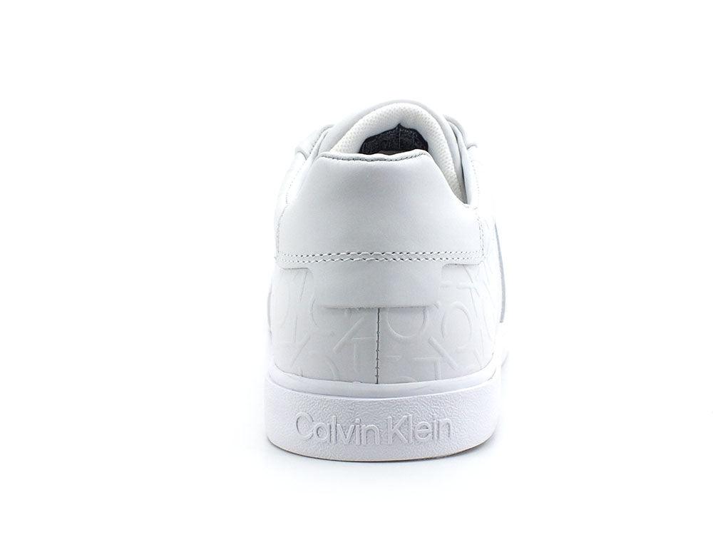 CALVIN KLEIN Low Pro Lace Up Sneaker Loghi Triple White HW0HW00801 - Sandrini Calzature e Abbigliamento
