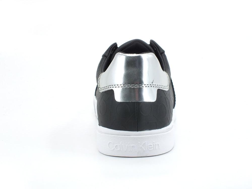 CALVIN KLEIN Low Pro Lace Up Sneaker Logo Nero Black Silver HW0HW00870 - Sandrini Calzature e Abbigliamento