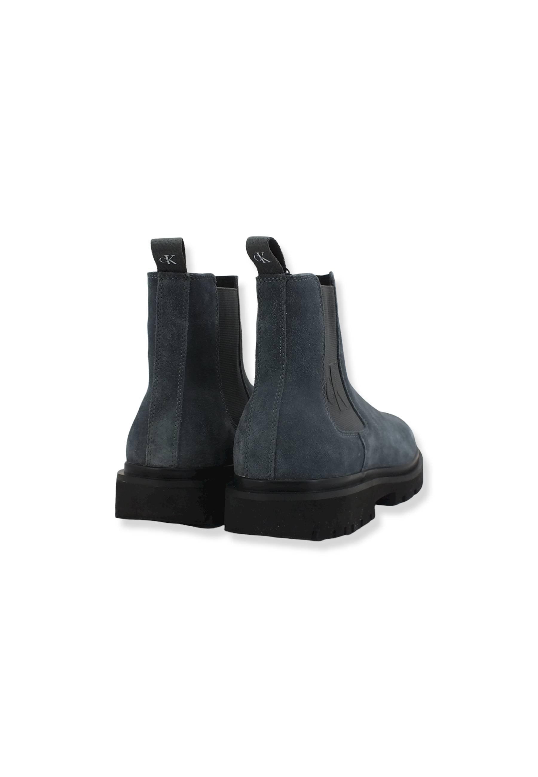 CALVIN KLEIN Lug Mid Stivaletto Chelsea Uomo Industrial Grey YM0YM00271 - Sandrini Calzature e Abbigliamento