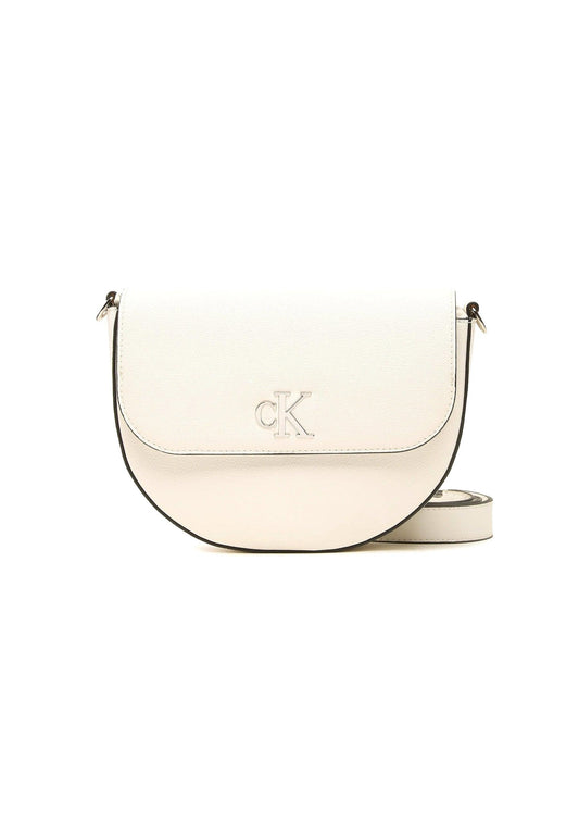 CALVIN KLEIN Minimal Monogram Tracolla Bright White K60K610842 - Sandrini Calzature e Abbigliamento