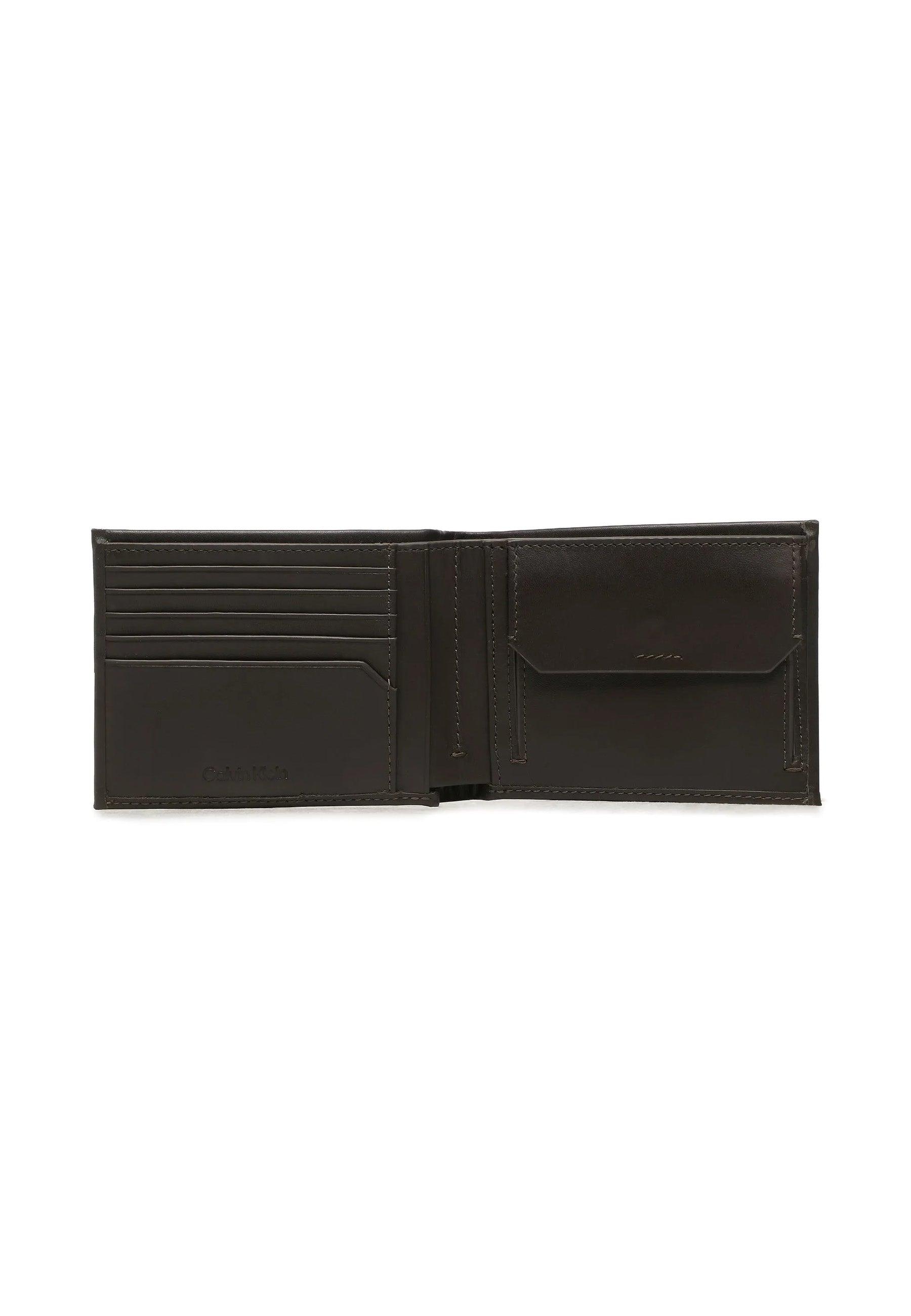 CALVIN KLEIN Portafoglio Bifold Uomo Dark Brown K50K510599 - Sandrini Calzature e Abbigliamento