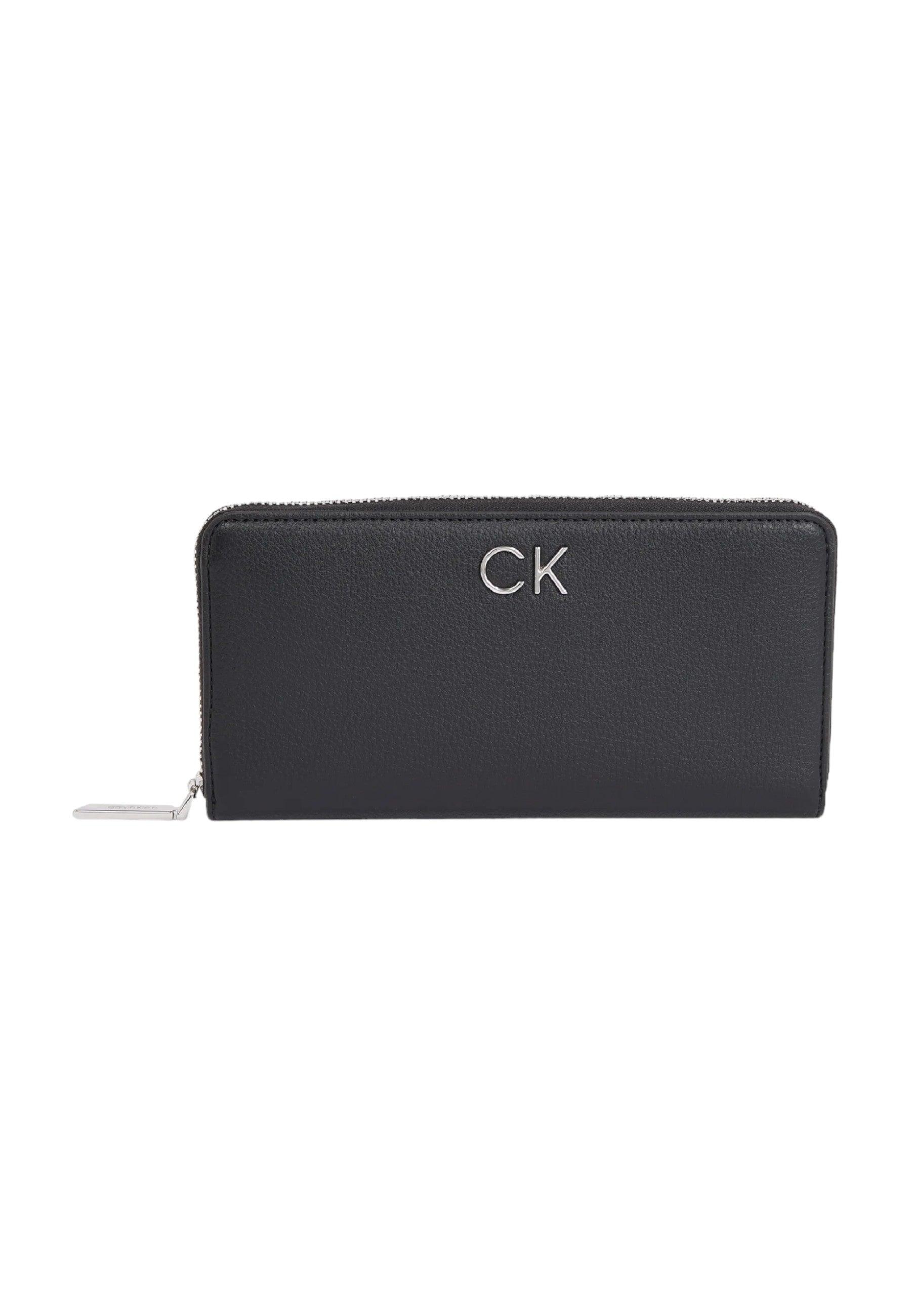 CALVIN KLEIN Portafoglio Donna Black K60K611778 - Sandrini Calzature e Abbigliamento