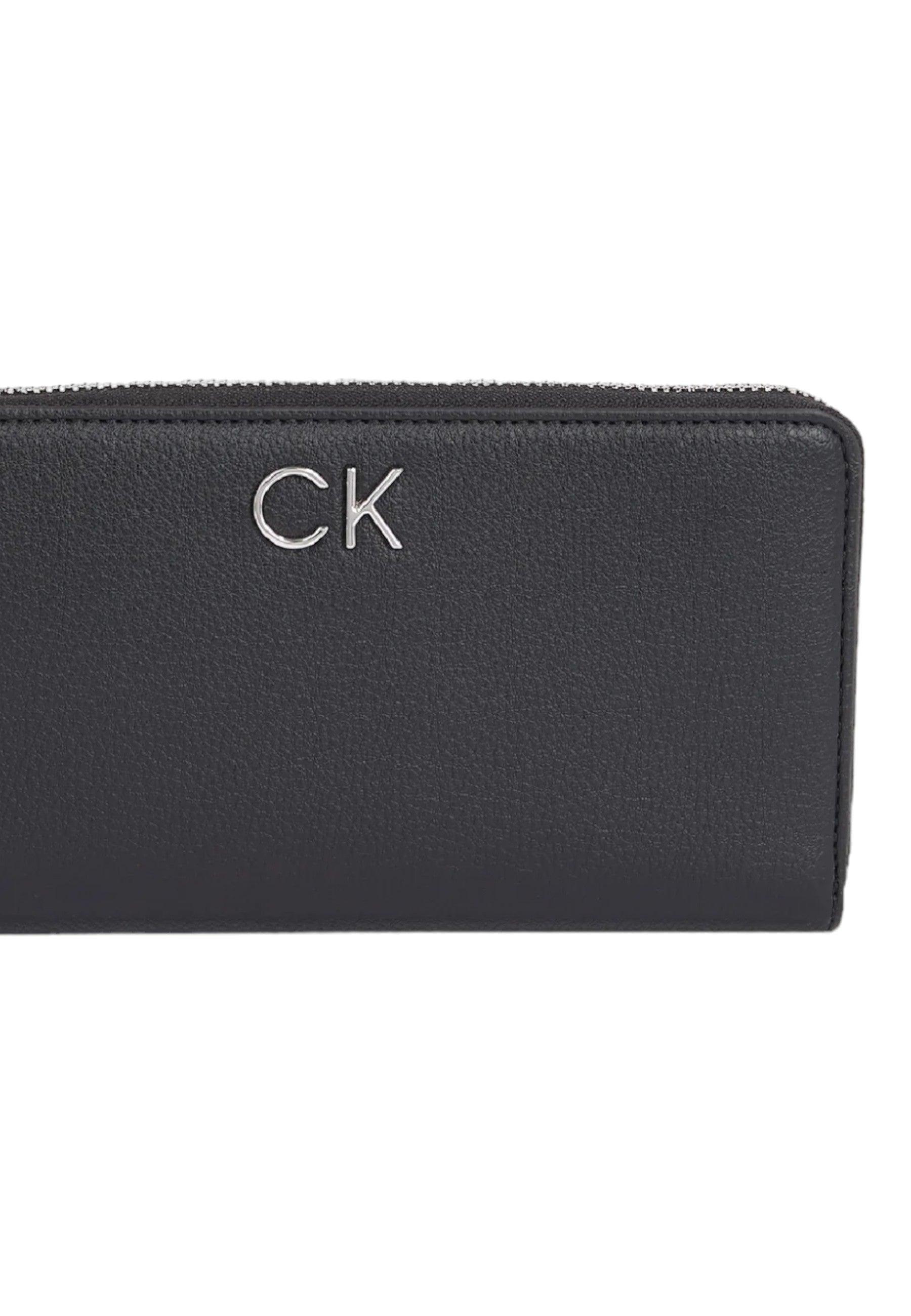 CALVIN KLEIN Portafoglio Donna Black K60K611778 - Sandrini Calzature e Abbigliamento