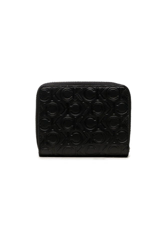 CALVIN KLEIN Portafoglio Donna Monogram Black K60K610950 - Sandrini Calzature e Abbigliamento