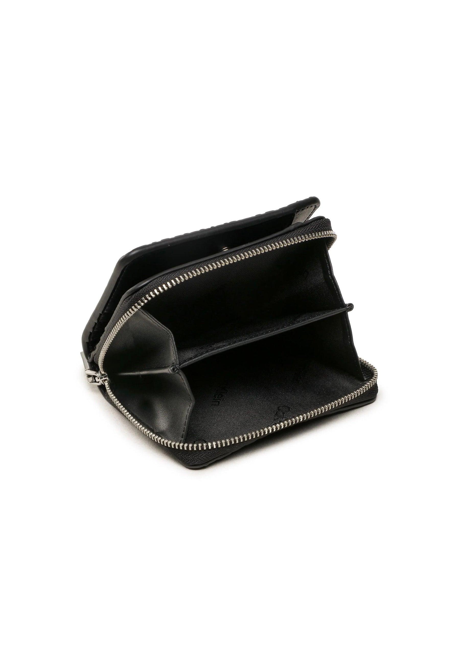 CALVIN KLEIN Portafoglio Donna Monogram Black K60K610950 - Sandrini Calzature e Abbigliamento