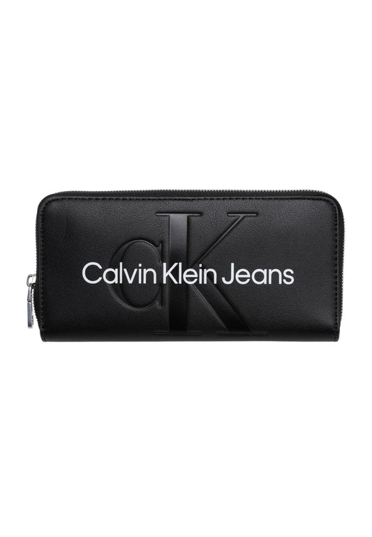 CALVIN KLEIN Portafoglio Monogram Uomo Black K60K607634 - Sandrini Calzature e Abbigliamento