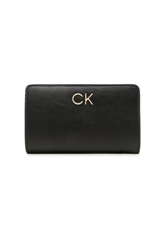 CALVIN KLEIN Portafoglio Re-Lock Bifold Donna Black K60K610962 - Sandrini Calzature e Abbigliamento