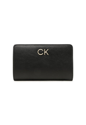 CALVIN KLEIN Portafoglio Re-Lock Bifold Donna Black K60K610962 - Sandrini Calzature e Abbigliamento